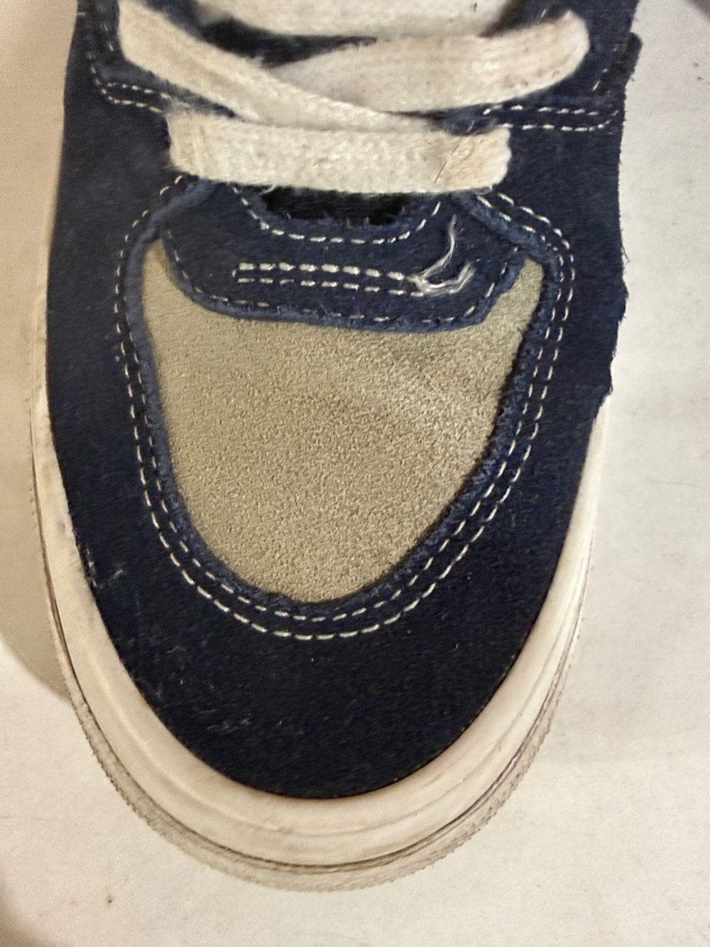 Vans Navy, Gray & Orange Half Cab Skate Shoes 7 - Picture 10 of 13